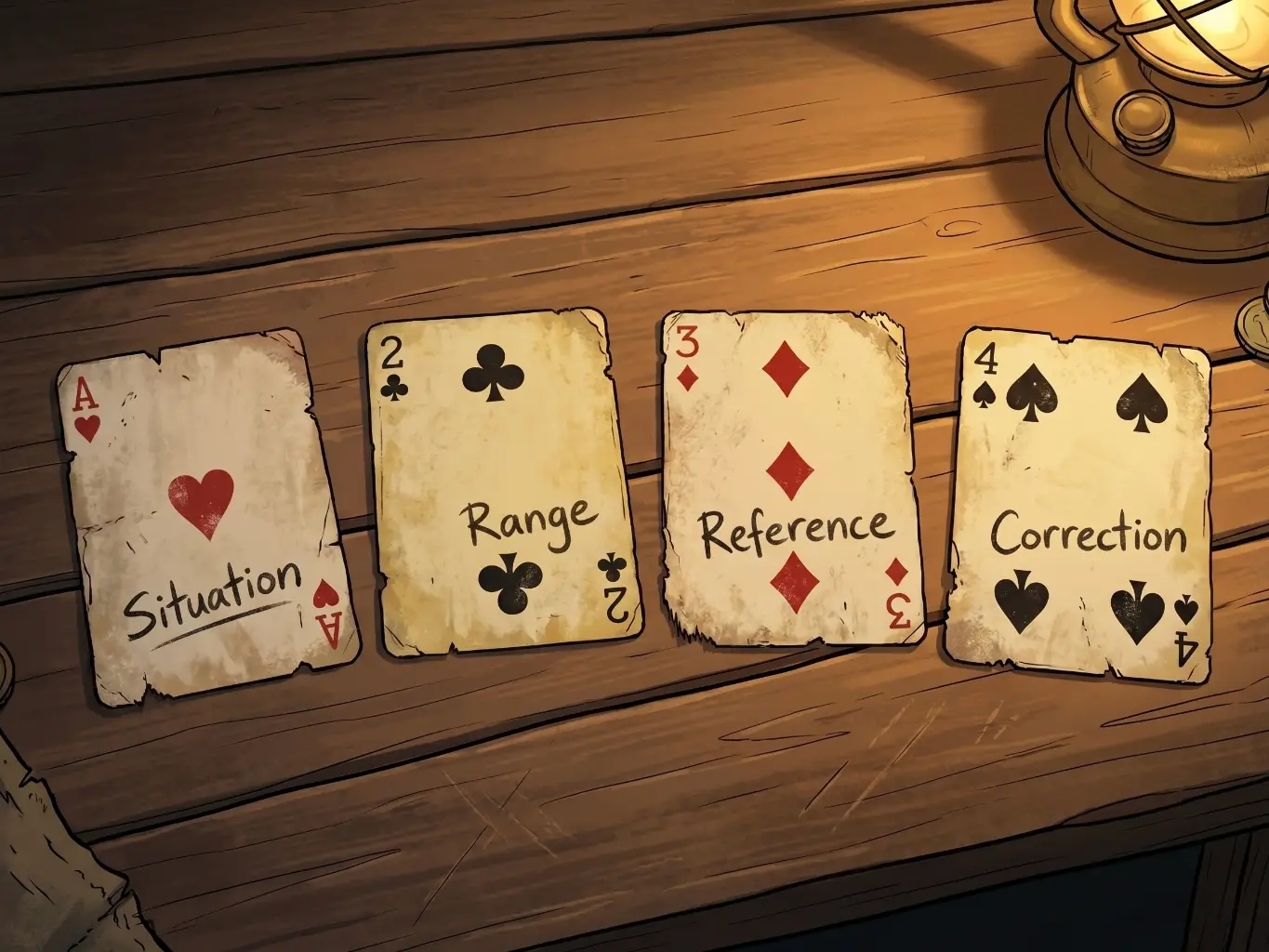 L'élève note les 4 étapes pour s'en souvenir