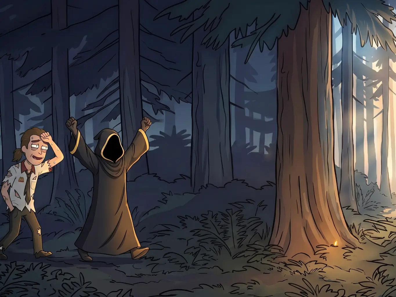 Illustration finale lumineuse